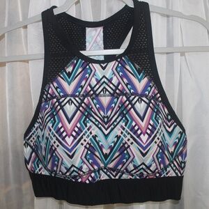 Colorful Women's PINK VS Sports Bra in Sz (M)